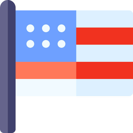 stati uniti d'america Basic Rounded Flat icona