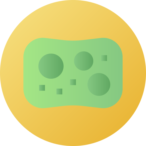 Sponge Flat Circular Gradient icon