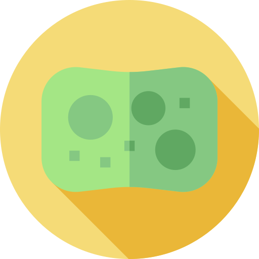 gąbka Flat Circular Flat ikona