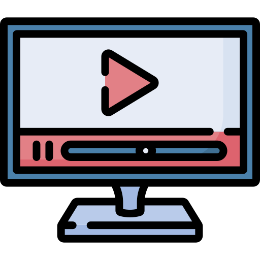 videoplayer Special Lineal color icon