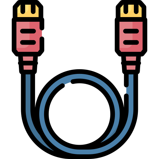 hdmi kabel Special Lineal color icon
