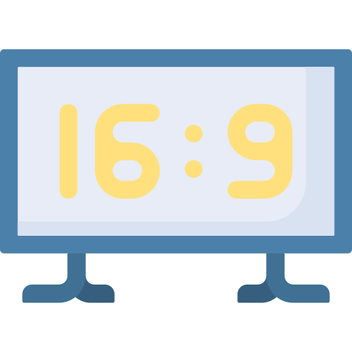 rapporto dello schermo Special Flat icona