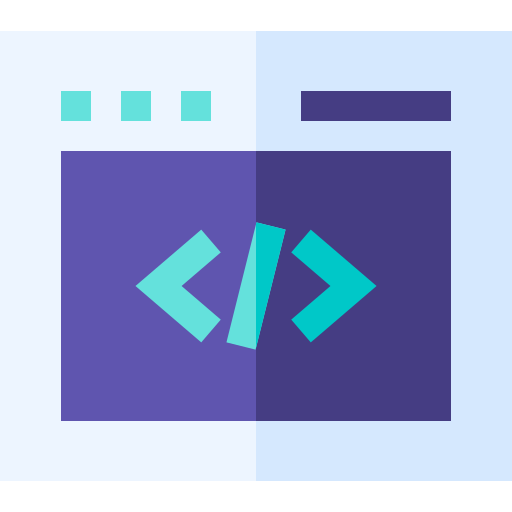 Code Basic Straight Flat icon