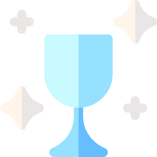 copa de vino Basic Rounded Flat icono