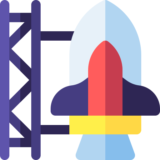 raketenstart Basic Rounded Flat icon