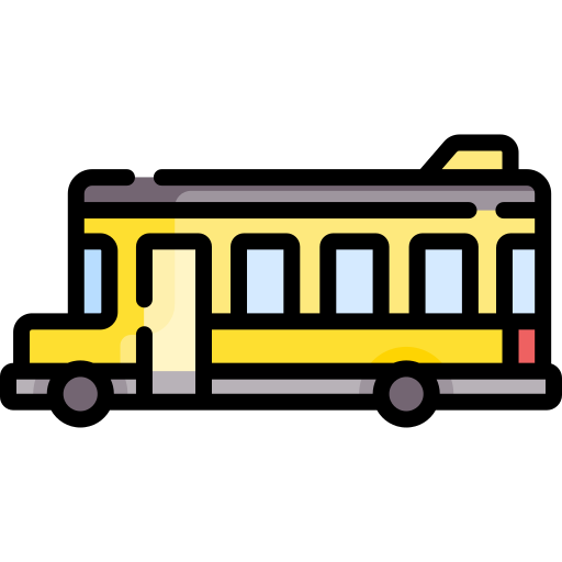 Ônibus escolar Special Lineal color Ícone