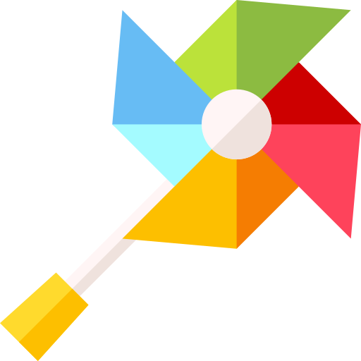 Pinwheel Basic Straight Flat icon