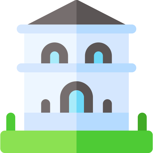 дом Basic Rounded Flat иконка