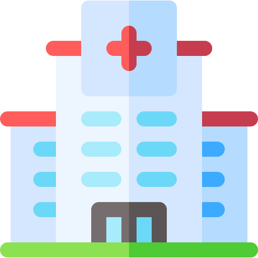 hôpital Basic Rounded Flat Icône