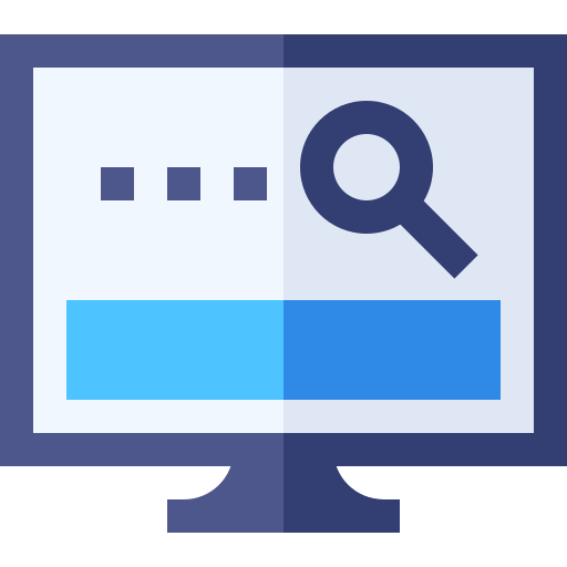 Searching Basic Straight Flat icon