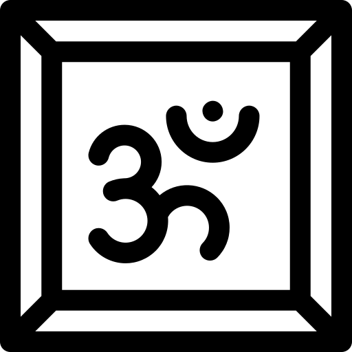 hindouisme Basic Rounded Lineal Icône