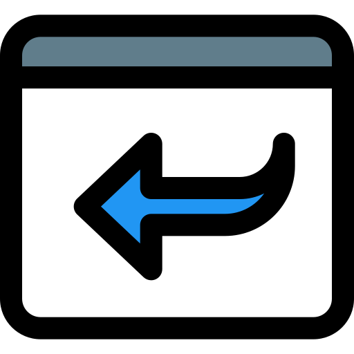 Back Pixel Perfect Lineal Color icon
