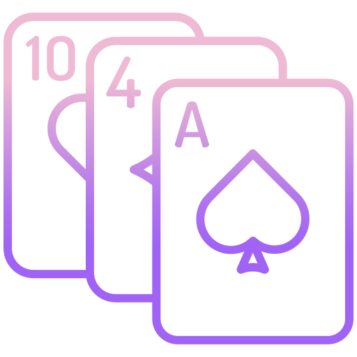 jeu de cartes Icongeek26 Outline Gradient Icône