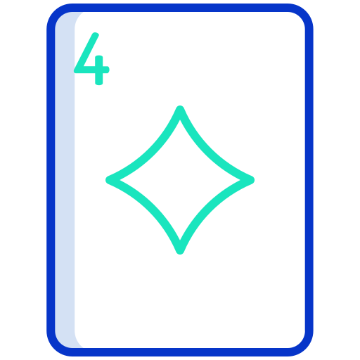 juego de cartas Icongeek26 Outline Colour icono