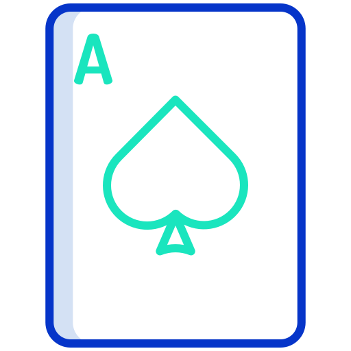 poker kaarten Icongeek26 Outline Colour icoon