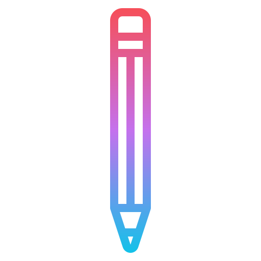 ołówek Iconixar Gradient ikona