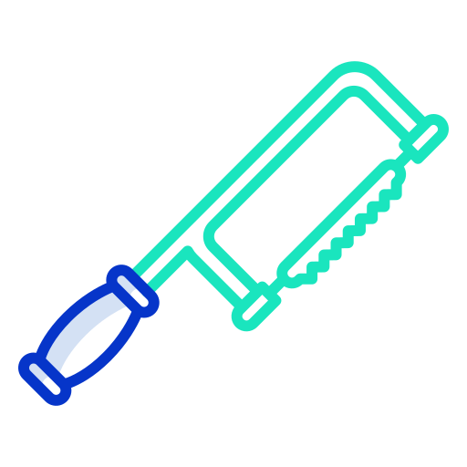 Hacksaw Icongeek26 Outline Colour icon