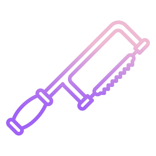 Hacksaw Icongeek26 Outline Gradient icon