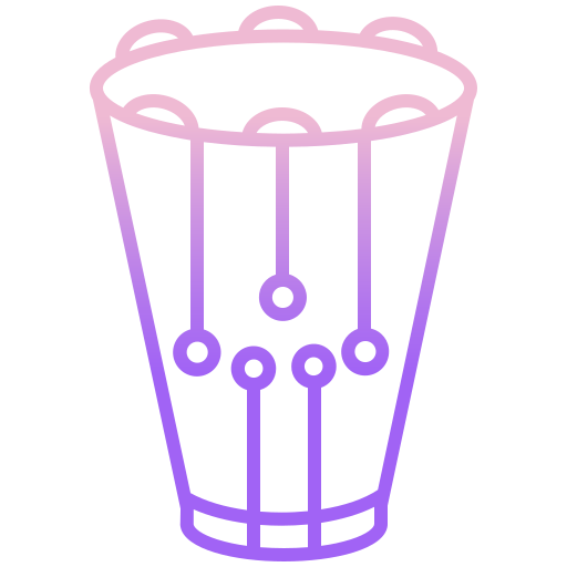 Snare drum Icongeek26 Outline Gradient icon