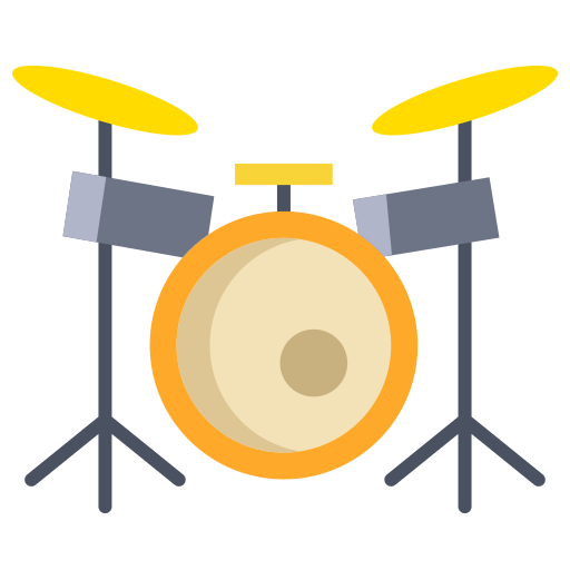 Drums Icongeek26 Flat icon