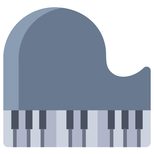 pianoforte Icongeek26 Flat icona