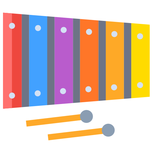 Xylophone Icongeek26 Flat icon