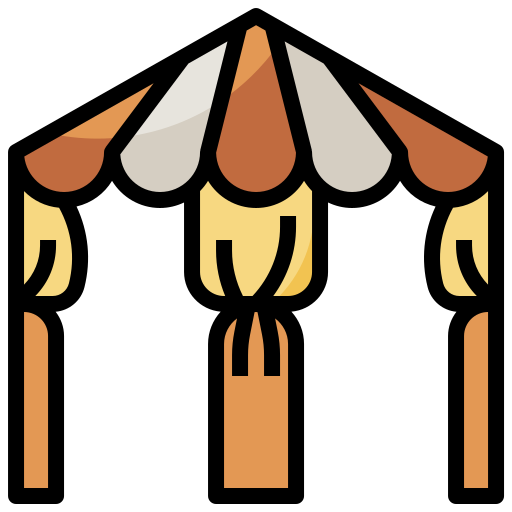 namiot Surang Lineal Color ikona