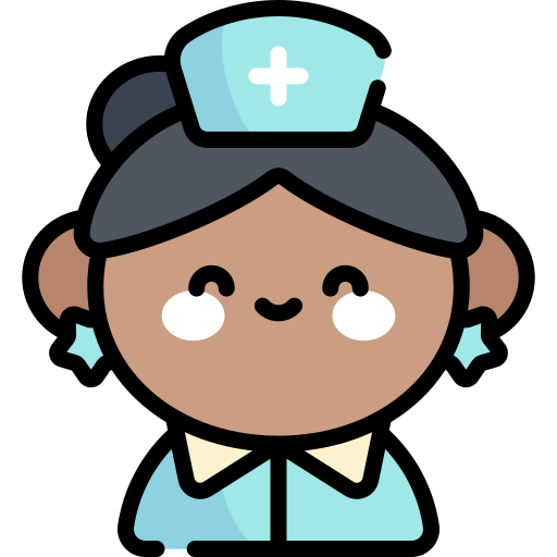 看護婦 Kawaii Lineal color icon