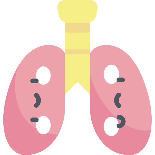 Lungs Kawaii Flat icon