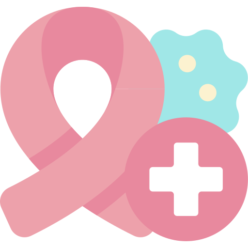 oncología Kawaii Flat icono