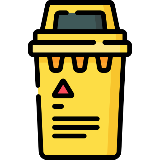 Trash bin Special Lineal color icon