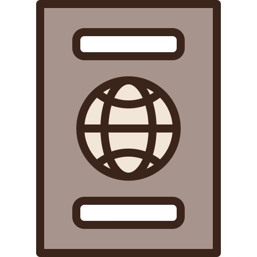 paszport Berkahicon Lineal Color ikona