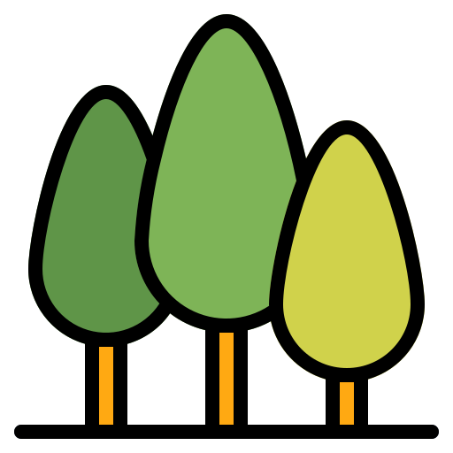 лес Generic Outline Color иконка