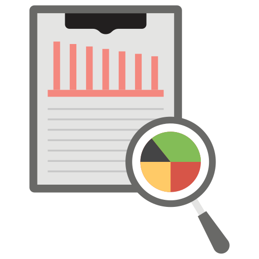 análisis de datos Generic Flat icono