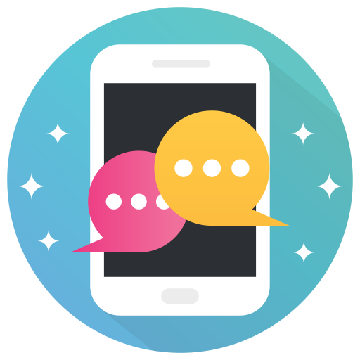 Mobile chat Generic Flat Gradient icon