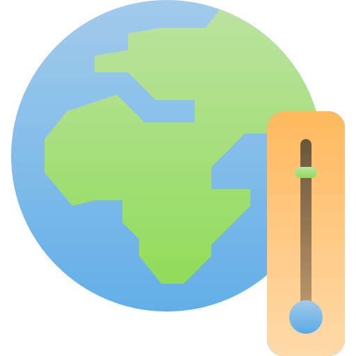 globalne ocieplenie Generic Flat Gradient ikona