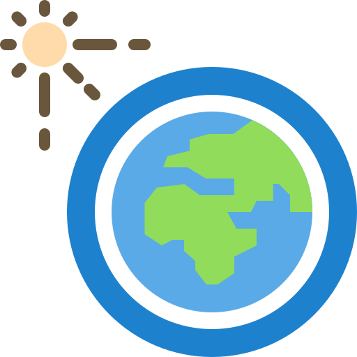 układ słoneczny Berkahicon Flat ikona