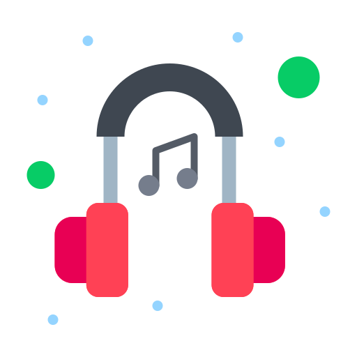 auriculares de música Flatart Icons Flat icono