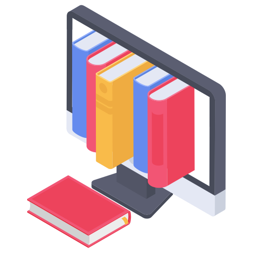 Digital library Generic Isometric icon