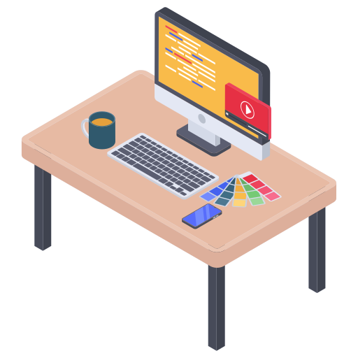 Web programming Generic Isometric icon