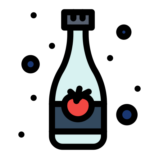 Бутылка для напитков Flatart Icons Lineal Color иконка