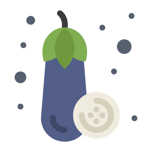 aubergines Flatart Icons Flat icoon