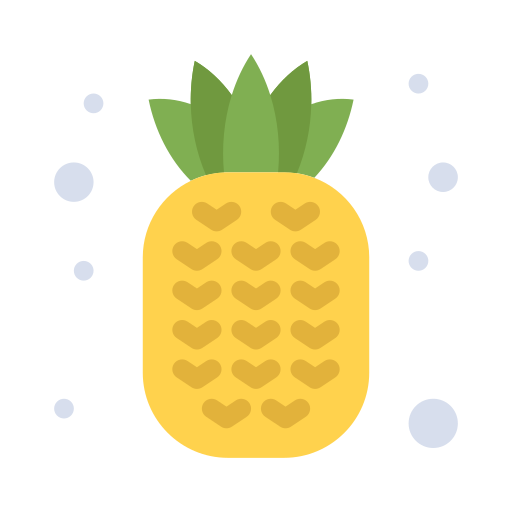 ananas Flatart Icons Flat icoon