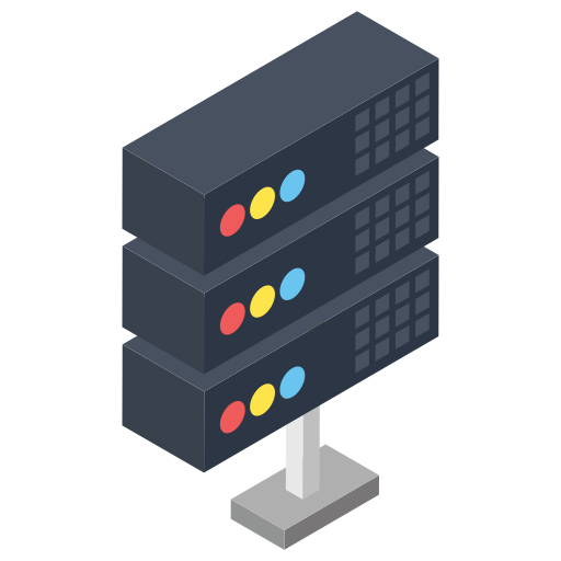 server dati Generic Isometric icona