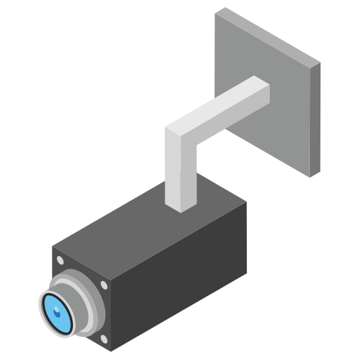 beveiligingscamera Generic Isometric icoon