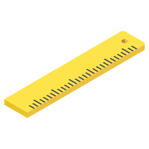 Ruler Generic Isometric icon