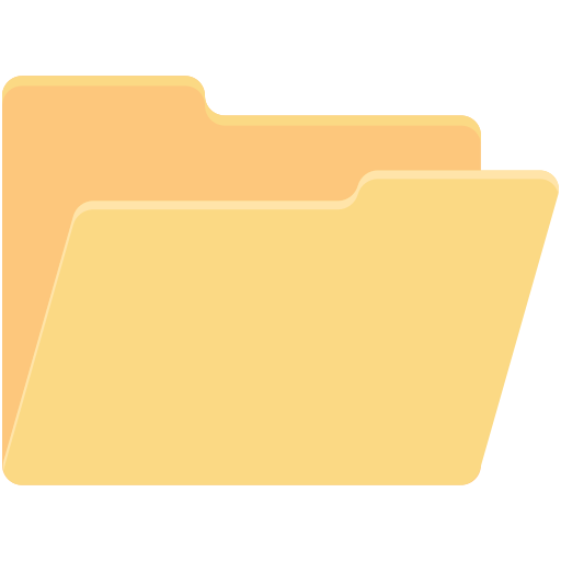 lege folder Creative Stall Premium Flat icoon