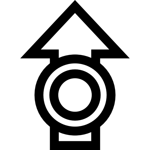 crecimiento Basic Straight Lineal icono