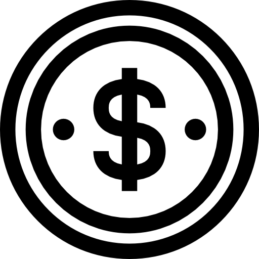 moneta Basic Straight Lineal ikona