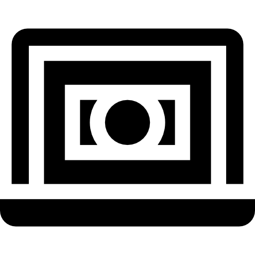 オンラインバンキング Basic Straight Filled icon